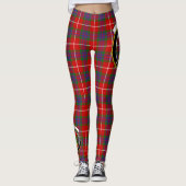 Scotstee Clan Grant of Lurg Crest Tartan Women Leggings (Voorkant)
