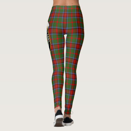 Scotstee Clan Grant of Monymusk Crest Tartan Women Leggings (Achterkant)