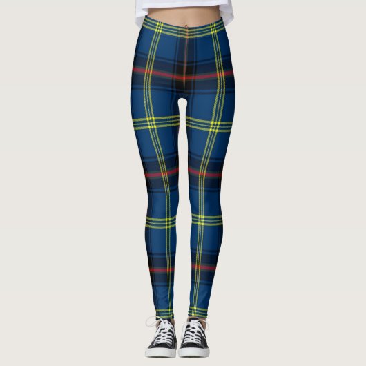 Scotstee Clan Grewar Tartan Vrouwen Leggings (Voorkant)