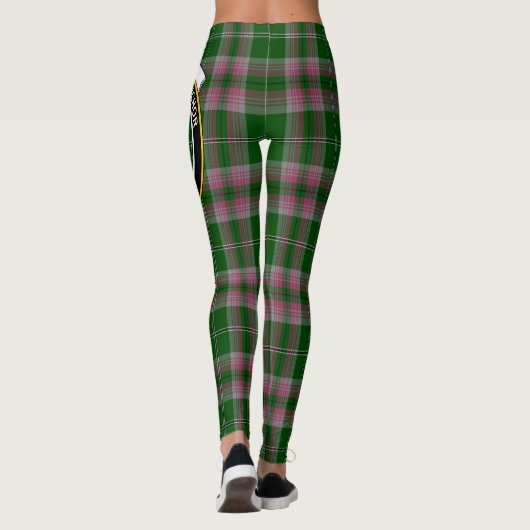 Scotstee Clan Grey Crest Tartan Vrouwen Leggings (Achterkant)