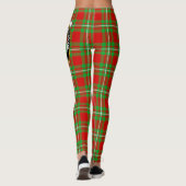 Scotstee Clan Grierson Crest Tartan Vrouwen Leggin Leggings (Achterkant)