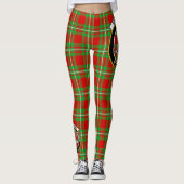 Scotstee Clan Grierson Crest Tartan Vrouwen Leggin Leggings (Voorkant)