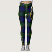 Scotstee Clan Gunn Crest Tartan Vrouwen Leggings (Voorkant)