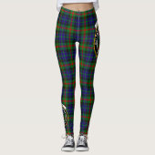 Scotstee Clan Gunn Modern Crest Tartan Vrouwen Leggings (Voorkant)