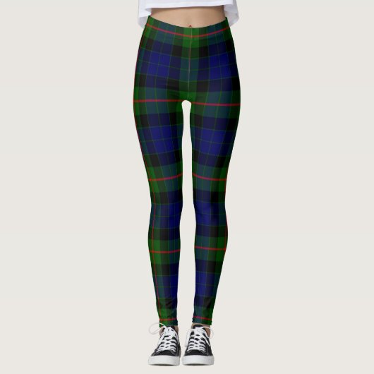 Scotstee Clan Gunn Tartan Women Leggings (Voorkant)