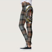 Scotstee Clan Gunn Weathered Crest Tartan Vrouwen Leggings (Links)