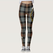 Scotstee Clan Gunn Weathered Crest Tartan Vrouwen Leggings (Voorkant)