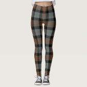 Scotstee Clan Gunn Weathered Tartan Women Leggings (Voorkant)