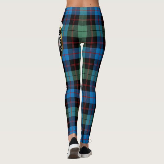 Scotstee Clan Guthrie Ancient Crest Tartan Vrouwen Leggings (Achterkant)