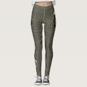 Scotstee Clan Haig Grey Crest Tartan Vrouwen Legge Leggings (Voorkant)