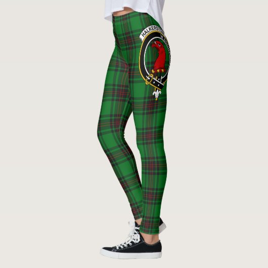 Scotstee Clan Halkerston Crest Tartan Vrouwen Leggings (Links)