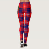 Scotstee Clan Hamilton Crest Tartan Vrouwen Leggin Leggings (Achterkant)