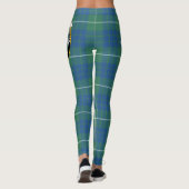 Scotstee Clan Hamilton Hunting Ancient Crest Tarta Leggings (Achterkant)