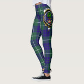 Scotstee Clan Hamilton Hunting Modern Crest Tartan Leggings (Links)