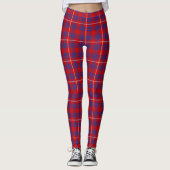 Scotstee Clan Hamilton Modern Tartan Vrouwen Legge Leggings (Voorkant)