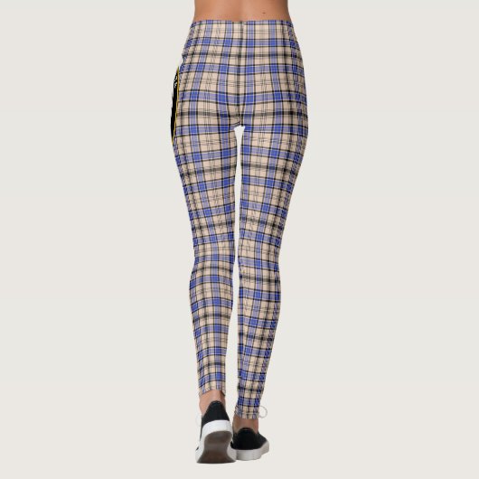 Scotstee Clan Hannay Gray Crest Tartan Vrouwen Leggings (Achterkant)