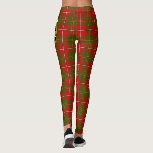 Scotstee Clan Hay Ancient Crest Tartan Vrouwen Leggings (Achterkant)