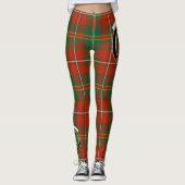 Scotstee Clan Hay Crest Tartan Dames Leggings (Voorkant)