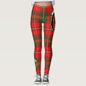 Scotstee Clan Hay Modern Crest Tartan Vrouwen Leggings (Voorkant)