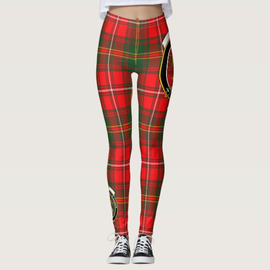 Scotstee Clan Hay Modern Crest Tartan Vrouwen Leggings (Voorkant)