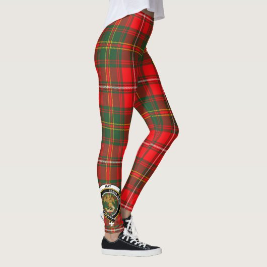 Scotstee Clan Hay Modern Crest Tartan Vrouwen Leggings (Rechts)