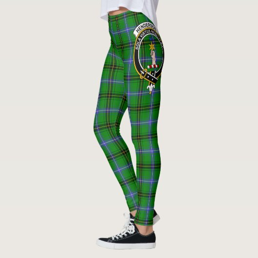 Scotstee Clan Henderson Ancient Crest Tartan Vrouw Leggings (Links)