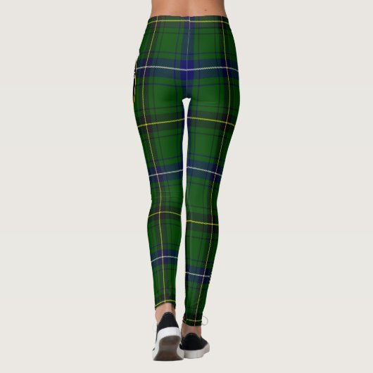Scotstee Clan Henderson Modern Crest Tartan Vrouwe Leggings (Achterkant)