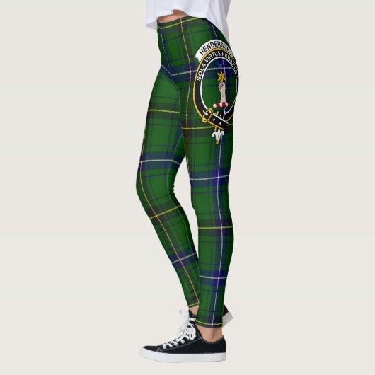 Scotstee Clan Henderson Modern Crest Tartan Vrouwe Leggings (Links)