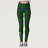 Scotstee Clan Henderson Modern Crest Tartan Vrouwe Leggings (Voorkant)