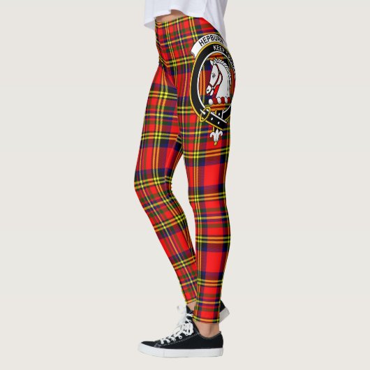 Scotstee Clan Hepburn Crest Tartan Vrouwen Legging (Links)