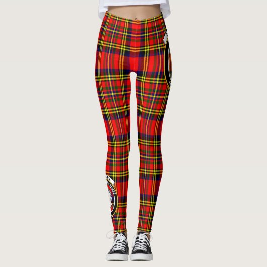 Scotstee Clan Hepburn Crest Tartan Vrouwen Legging (Voorkant)