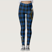 Scotstee Clan Home Hume Crest Tartan Vrouwen Legge Leggings (Voorkant)