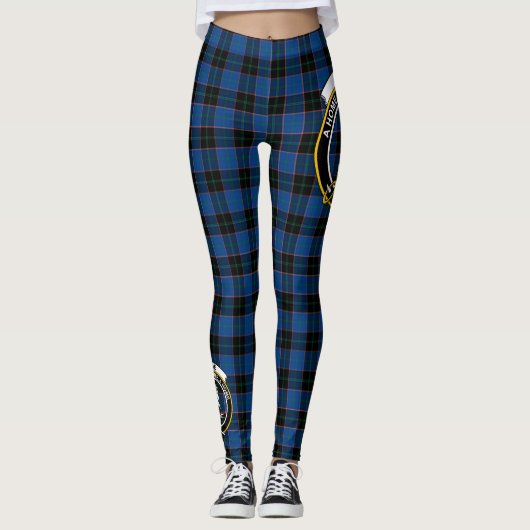Scotstee Clan Home Hume Crest Tartan Vrouwen Legge Leggings (Voorkant)