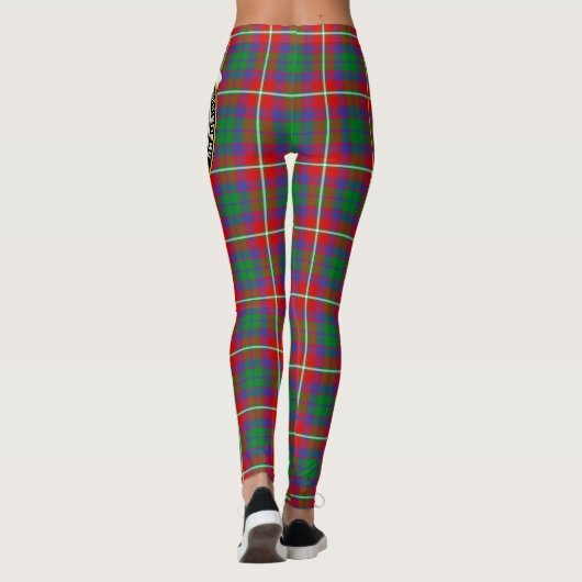 Scotstee Clan Hopkirk Crest Tartan Vrouwen Legging (Achterkant)