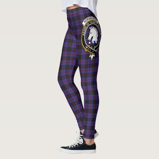 Scotstee Clan Horsburgh Crest Tartan Dames Legging (Links)