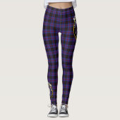 Scotstee Clan Horsburgh Crest Tartan Vrouwen Legge Leggings (Voorkant)