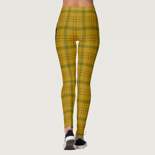 Scotstee Clan Houston Crest Tartan Vrouwen Legging (Achterkant)