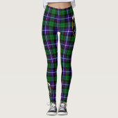 Scotstee Clan Hunter Modern Crest Tartan Vrouwen Leggings (Voorkant)
