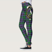 Scotstee Clan Hunter of Peeblesshire Crest Tartan Leggings (Links)