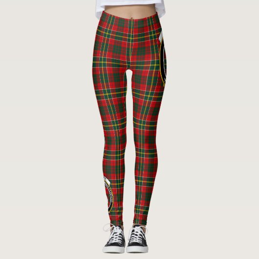 Scotstee Clan Hunter USA Crest Tartan Women Leggings (Voorkant)