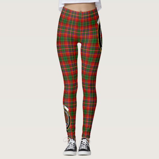 Scotstee Clan Innes Crest Tartan Vrouwen Leggings (Voorkant)