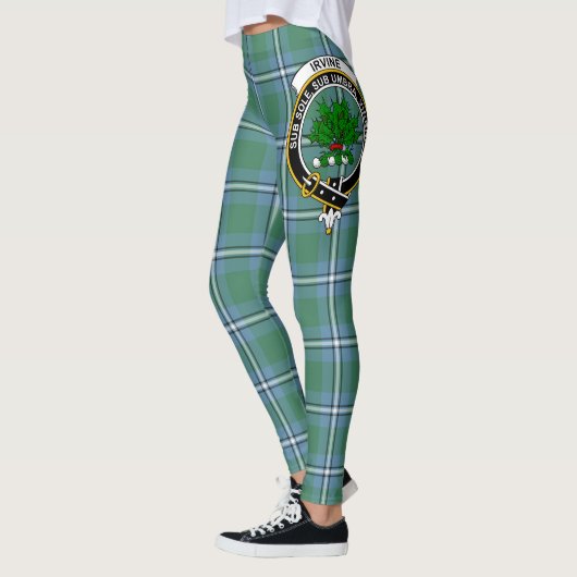Scotstee Clan Irvine Crest Tartan Dames Leggings (Links)