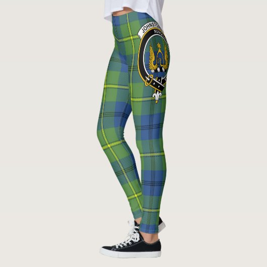 Scotstee Clan Johnston Ancient Crest Tartan Vrouwe Leggings (Links)