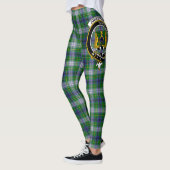 Scotstee Clan Johnston Dress Crest Tartan Vrouwen Leggings (Links)