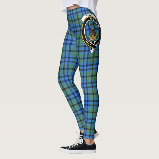 Scotstee Clan Keith Crest Tartan Vrouwen Leggings (Links)