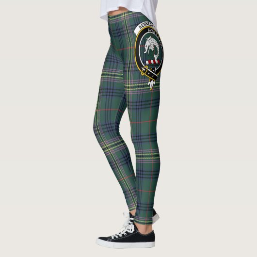 Scotstee Clan Kennedy Crest Tartan Women Leggings (Links)