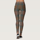 Scotstee Clan Kennedy Weathered Crest Tartan Vrouw Leggings (Achterkant)