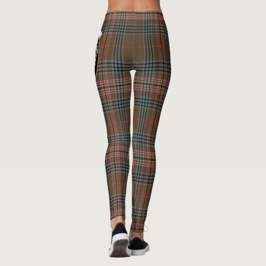 Scotstee Clan Kennedy Weathered Crest Tartan Vrouw Leggings (Achterkant)
