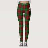 Scotstee Clan Kerr Modern Crest Tartan Vrouwen Leggings (Voorkant)
