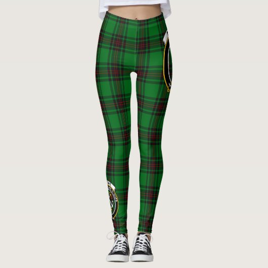 Scotstee Clan Kinnear Crest Tartan Vrouwen Legging (Voorkant)